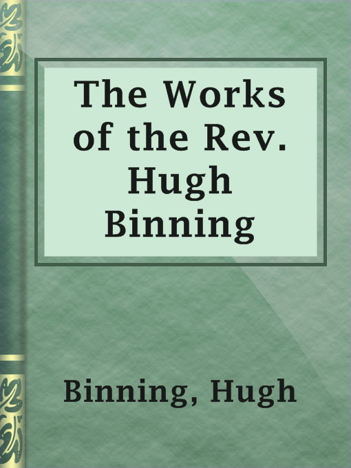 Title details for The Works of the Rev. Hugh Binning by Hugh Binning - Available